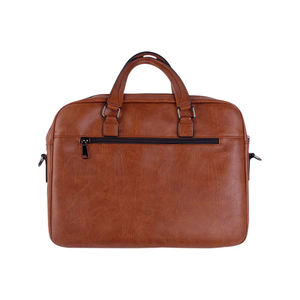 Bolsos para Portátil de Cuero Sintético al por Mayor con Logotipo Personalizado, Bolsos de Hombro de Cuero PU para Portátiles, Bolsos para Portátiles de Cuero Genuino PU OEM - Product Image 4