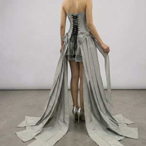 Corsé Moldeador de Cintura Transpirable para Mujer con Lazo, Vestido Sexy Reductor de Cuerpo, Cincher Tallas Grandes y Ajustable con Cordones - Product Image 6