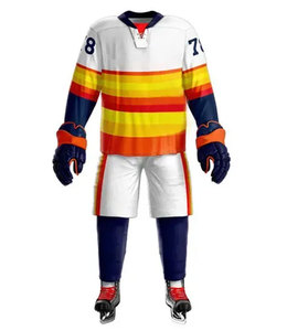 Uniforme de Hockey sobre Hielo Estampado, Nuevo Modelo 2026, 100% Poliéster, Transpirable, de Secado Rápido, Ligero, Mangas Largas, Nombre del Equipo Personalizado - Product Image 2