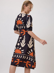 Vestido Midi Formal Holgado de Gasa Estilo Americano para Verano, Elegante y Chic, Vestido de Fiesta para Mujer - Product Image 2