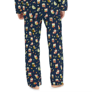 Ensemble de pyjama 2 pièces pour homme au design unique, personnalisable OEM, avec manches longues, extensible, imprimé ou uni - Product Image 4