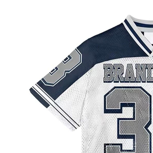 Custom High Quality Oversized Mesh Sport Baseball Football Short Sleeve Sports Jersey for Men-Customizable Colors & Sizes - Product Image 4
