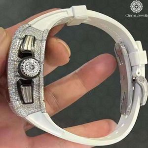 Montre mécanique de luxe Charm Jewells en acier inoxydable, mouvement analogique à quartz, boîtier de 40 mm, cadran de 40 mm, résistance à l'eau de 10 bars, boucle de 14 mm - Product Image 4