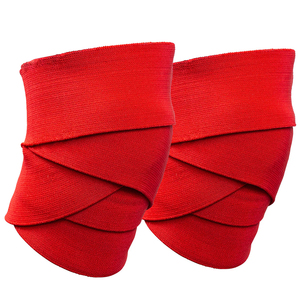 Vendas de Rodilla Personalizadas para Levantamiento de Pesas, Precio al por Mayor, Tela Elástica de Alta Resistencia, Soporte Ajustable para Powerlifting - Product Image 2