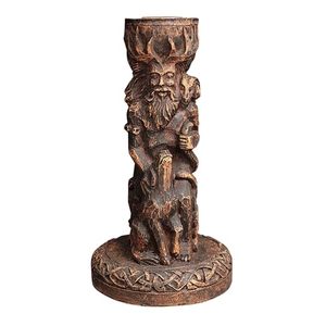 Support de bougie conique en résine, figurine mythique artisanale, style gothique, décoration de maison fantastique - Product Image 6