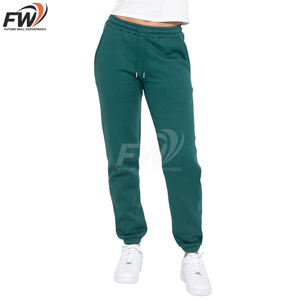 กางเกงคาร์โก้ผ้าเทอร์รี่คุณภาพสูงสำหรับผู้หญิง หลายสี กางเกงจ็อกเกอร์คาร์โก้สำหรับผู้หญิง มีกระเป๋าข้าง สำหรับวัยรุ่นหญิง - Product Image 1