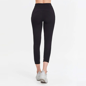 Nouveau style 2025 – Legging de yoga taille haute personnalisé avec logo pour femme – Respirant et uni – Meilleure vente - Product Image 2