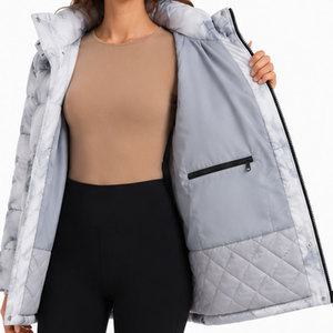 Manteau d'hiver pour femmes, design <span class=keywords><strong>parka</strong></span> imperméable, avec poches fonctionnelles pour la <span class=keywords><strong>randonnée</strong></span> et le ski - Product Image 6