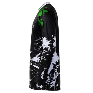 Maillot de course moto personnalisé à manches longues imprimé par sublimation, chemise de motocross MX à séchage rapide et respirante - Product Image 3