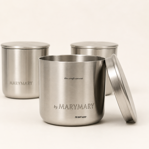 Minimalist Stainless Steel <b>Candle</b> Jars With Lids Wholesale Custom Logo Metal <b>Candle</b> Vessel Brushed Steel Empty Containers - Product Image 6