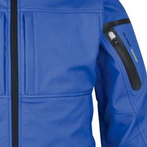 Veste softshell pour homme OEM, veste softshell pour homme en polyester, coupe-vent imperméable, vêtements de travail en plein air - Product Image 3