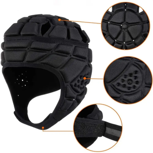 Casco de Fútbol con Esponja Protectora, Anticolisión, Absorción de Impactos, Casco de Portero, Protector de Cabeza, Protector de Cabeza para Esquí - Product Image 2