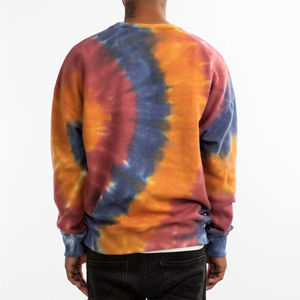 Sudaderas de Cuello Redondo con Estampado Tie-Dye para Hombre, 100% Algodón, Alta Calidad, Servicio OEM, Ecológicas, Antiarrugas, Transpirables - Product Image 2