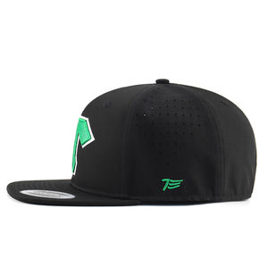 Gorra de Béisbol Negra de 5 Paneles, Diseño Ligeramente Curvo, para Hombre y Mujer, Transpirable, Bordado Disponible, MOQ Bajo, Precio Económico - Product Image 4