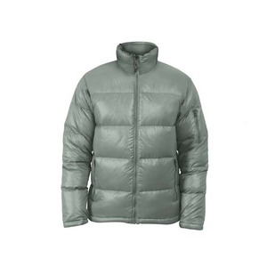 Veste matelassée en nylon noir pour homme, doudoune épaisse d'hiver avec col montant et fermeture éclair, faible MOQ, prix abordable - Product Image 3