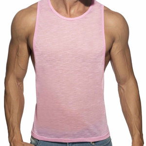 Custom Design New Arrival Blank Seamless Tank Top <b>Men</b> Knit Material Quick Dry Muscle Athletic Summer Gym Wear Vest <b>Singlet</b> - Product Image 1