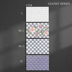 Carreaux muraux en céramique émaillée brillante, design numérique 3D Metro, couleur marron, pour salle de bain commerciale, 200x300mm, meilleur prix - Product Image 3