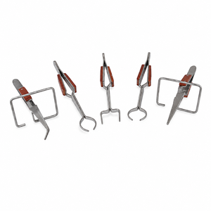 Ensemble de pinces à souder avec support, droites et courbées, et dissipateur de chaleur, outil de soudure de précision ZetomedPro - Product Image 6