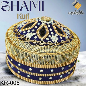 หมวกซาอิฟี KR-005 ทำมือสุดหรู ผ้ากำมะหยี่โมดอลและกระดาษแข็ง หมวกอิสลามสำหรับผู้ใหญ่ สวมใส่สบายในฤดูใบไม้ร่วง ขายส่งจำนวนมาก รับผลิตแบบ OEM - Product Image 6