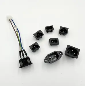 AC Power Socket C14 With Screw Holes For Computers