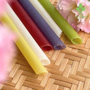 Pajitas de Arroz Naturales Desarrolladas con una Estructura Duradera, Aptas para Bebidas Frías y a Temperatura Ambiente - Product Image 1