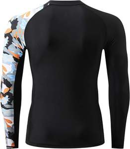 Fournisseur de rashguards MMA pour hommes, rashguards simples et unis personnalisés pour hommes, en vente en ligne, sur mesure - Product Image 4