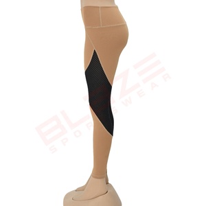 Blaze Fight Wear cintura elástica Yoga Leggings personalizado más cintura alta transpirable Spandex/poliéster Yoga Leggings XL secado rápido - Product Image 2