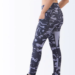 Leggings de Yoga de Cintura Alta para Mujer, Pantalones Deportivos Estampados, Control de Abdomen, Elásticos, para Gimnasio y Fitness - Product Image 2