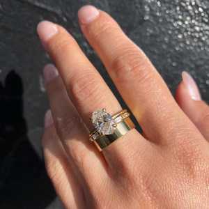 5mm Wide Solid Gold Wedding Band 10k 14k 18k Unisex Minimalist Classic Band Everyday Wear Modern Luxury <b>Plain</b> Real Gold <b>Ring</b> - Product Image 3