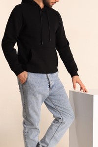 Sweat à capuche d'hiver pour homme Stonefield Manufacturing, 100% coton molletonné, respirant, séchage rapide, avec poches, tissu personnalisable - Product Image 4