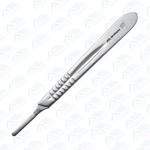 Apto Enterprises AE-4126 Mango de Bisturí con Diseño Anatómico, Certificado CE Clase II, Uso Hospitalario, Acero Inoxidable, Quirúrgico Manual - Product Image 5