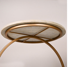 Mesa auxiliar de metal de alta calidad para el hogar, muebles para sala de estar, café o té - Product Image 2