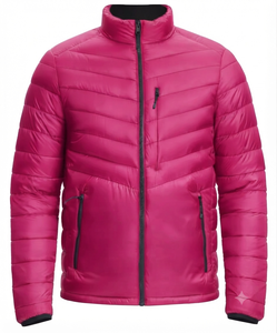 Chaqueta Acolchada de Lona para Invierno, Estilo Moderno, Corte Ajustado, Cierre Frontal con Cremallera, Impermeable, Ecológica, Unisex, Poliéster - Product Image 1