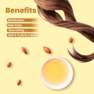 Aceite Portador de Argán Orgánico, Aceite de Semilla de Argania Spinosa Prensado en Frío para el Cuidado del Cabello y la Piel, Mezclas para Masajes, Dilución de Aceite, OEM, a Granel - Product Image 4