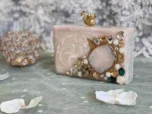 Pochette de Soirée en Résine Premium pour Femme, Sac à Main de Luxe en Acrylique pour Mariage et Fêtes - Product Image 6