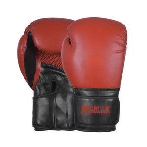 Training Leather Boxing Gloves for Gym Fitness <b>Practice</b> Soft <b>Padding</b> Comfortable Grip Durable Quality Unisex Hook & Loop Closure - Product Image 1