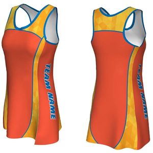 New Arrival Netball Uniform <b>Custom</b> Printed Netball <b>Dress</b> Lightweight Breathable Team Sportswear With <b>Custom</b> Team Name Number - Product Image 4