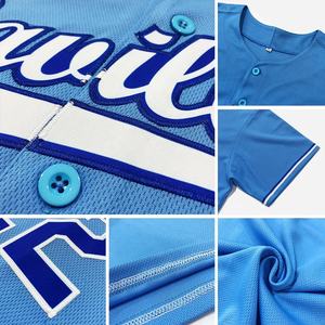 Camiseta de Béisbol Personalizada con Botones, Uniforme de Equipo, Nombre y Número Personalizados, Sublimación - Product Image 6