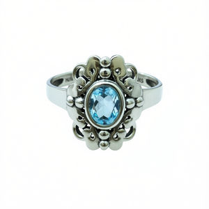 Blue <b>Quartz</b> Fine <b>Ring</b> 3.7 Grams Weight - Product Image 2