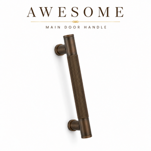 Manija de Puerta Principal en Bronce Mate para Puertas de Entrada, Interiores Residenciales y Aplicaciones de Herrajes Arquitectónicos Modernos - Product Image 2