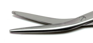 กรรไกรโค้งงอข้างๆ คุณภาพสูง ผลิตจากเหล็กกล้าไร้สนิม เหมาะสำหรับการผ่าตัดและใช้ในทางการแพทย์ - Product Image 5