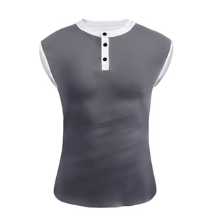 เสื้อกล้ามเล่นยิมของผู้ชายเสื้อกล้ามเล่นกีฬาเสื้อท่อนบนเล่นยิมฟิตเนสเพาะกายแฟชั่นงานตามสั่ง - Product Image 1