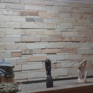 Panneaux muraux en ardoise multicolore naturelle pour la décoration intérieure et extérieure avec des panneaux de placage en pierre empilée à face fendue pour la maison - Product Image 3