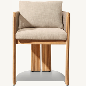 เก้าอี้เดี่ยวไม้สัก ดีไซน์เรียบง่ายทันสมัย เหมาะสำหรับใช้งานกลางแจ้ง คุณภาพดี ทนทาน กำลังขายดี - Product Image 1