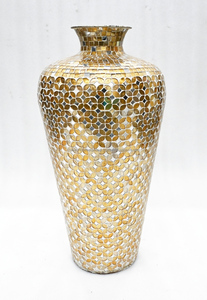 Luxe haut rond Pots de fleurs jardinière mosaïque verre décoratif pour la maison et le jardin disponible à un prix - Product Image 6