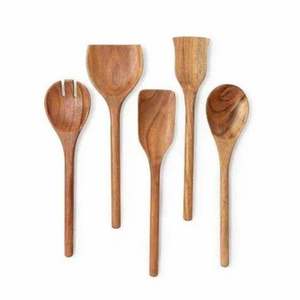 Cuchara de comida de madera de alta calidad Precio al por mayor Cuchara de madera hecha a mano reutilizable por proveedor indio - Product Image 4