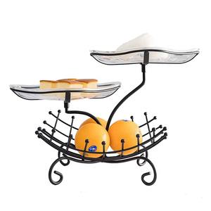 Cesta para frutas y aperitivos de metal y vidrio, muy vendida, agrega un toque decorativo funcional sin sobrecargar el diseño de tu cocina. - Product Image 3