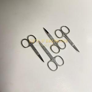 Ciseaux à cheveux professionnels miniatures en acier inoxydable à pointe argentée avec poignée personnalisable, couleur logo sur mesure, pour salon, pour droitiers - Product Image 4