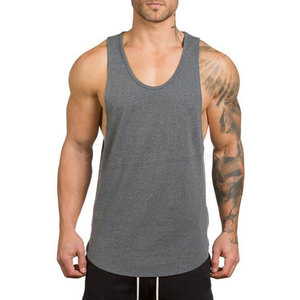 Débardeur côtelé respirant en coton premium pour homme, style streetwear, moulant, sans manches, pour la course et la gym - Product Image 4