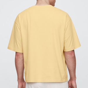 T-shirt Homme Col Rond Coupe Boxy Personnalisé avec Logo Grande Taille 2026 Nouvelle Arrivée en Coton Coupe Ample Faible MOQ - Product Image 2